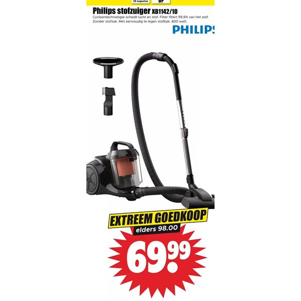 Philips stofzuiger XB1142/10