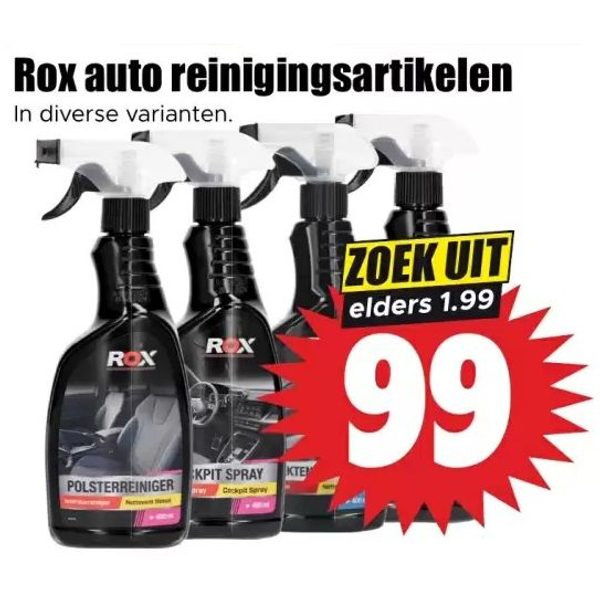 Rox auto reinigingsartikelen