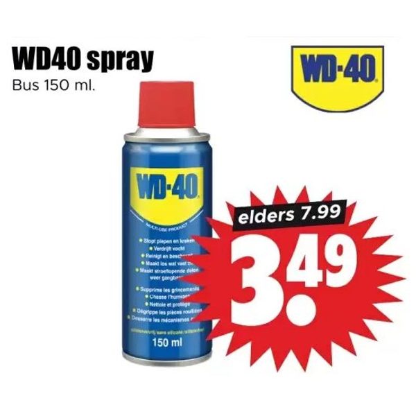 WD-40 spray