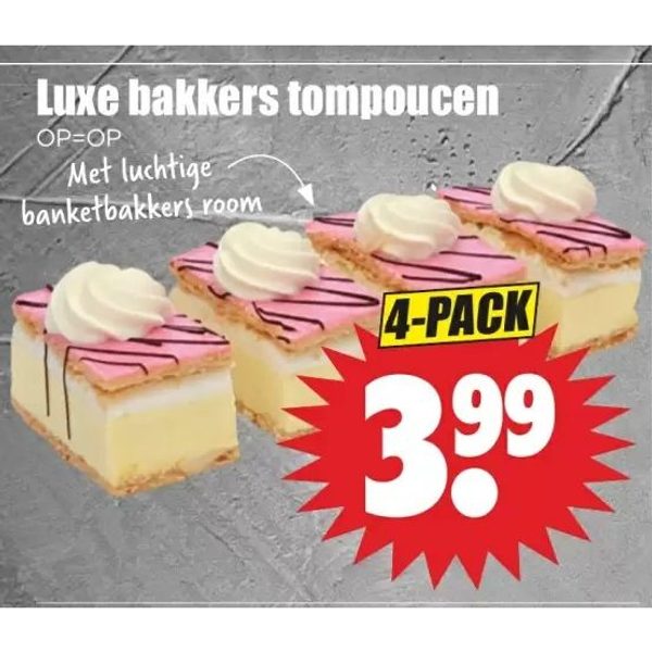 Luxe bakkers tompoucen