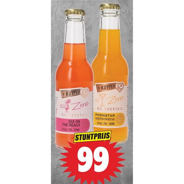 De Kuyper cocktail 0.0%