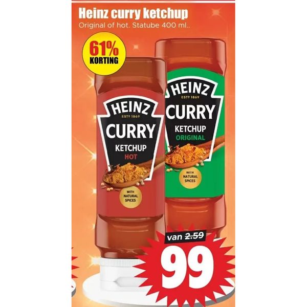 Heinz curry ketchup