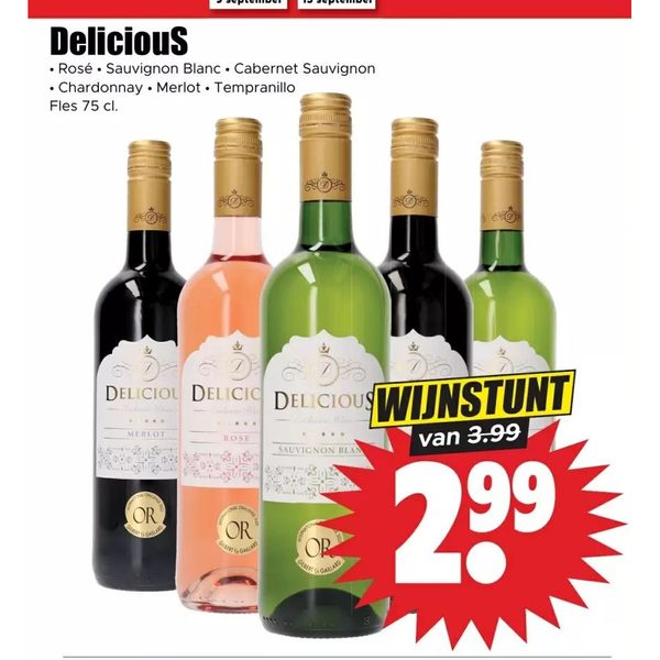 Delicious wijn
