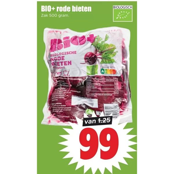 BIO+ rode bieten