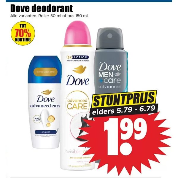 Dove deodorant