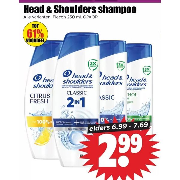 Head & Shoulders shampoo