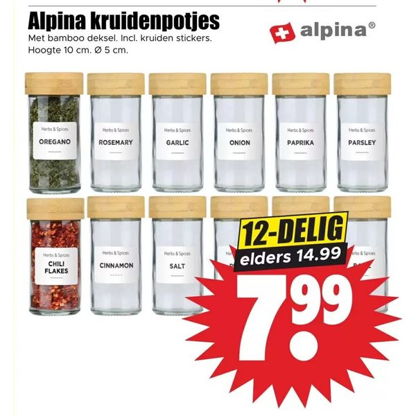 Kruidenpotjes met deksel