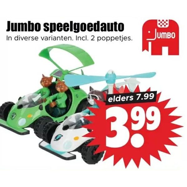 Jumbo speelgoedauto