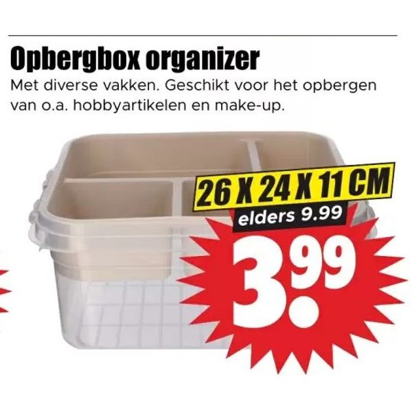 Opbergbox organizer