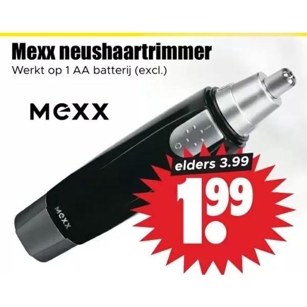 Mexx neushaartrimmer