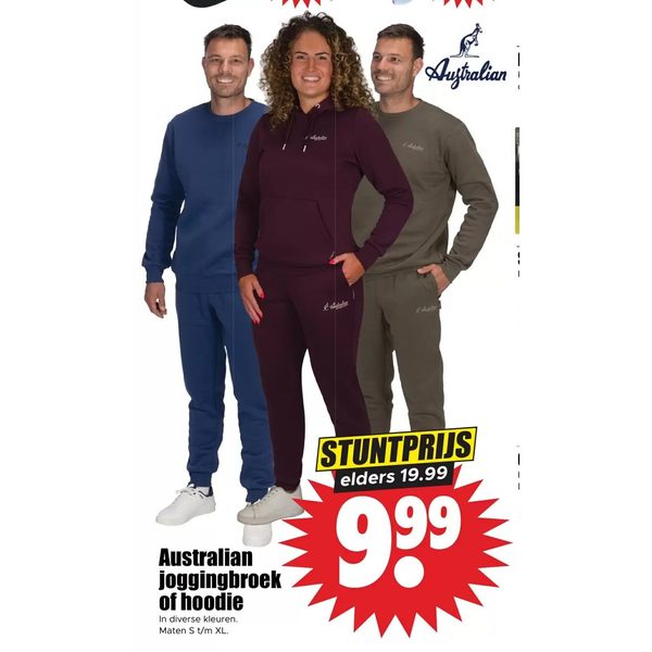 Australian joggingbroek of hoodie