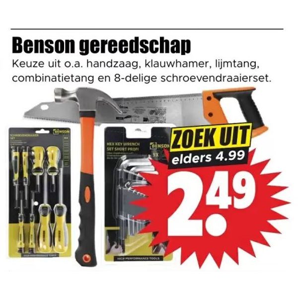 Benson gereedschap