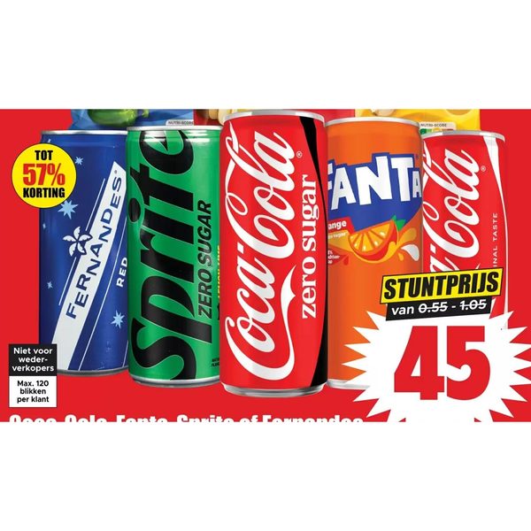 Coca-Cola, Fanta, Sprite of Fernandes