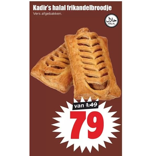 Kadir's halal frikandelbroodje