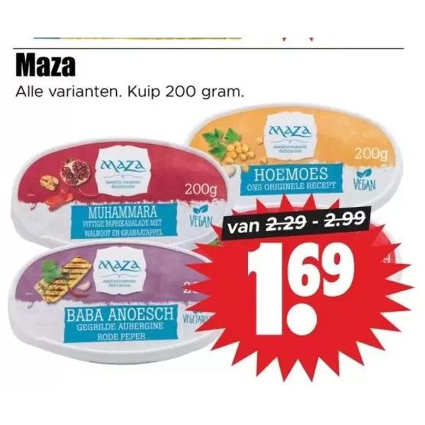 Maza dips