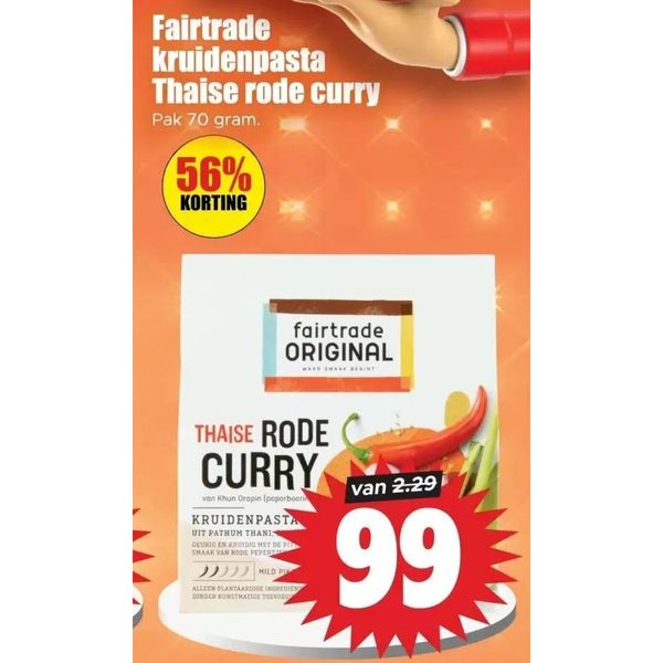 Fairtrade kruidenpasta