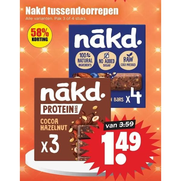 Nakd tussendoorrepen