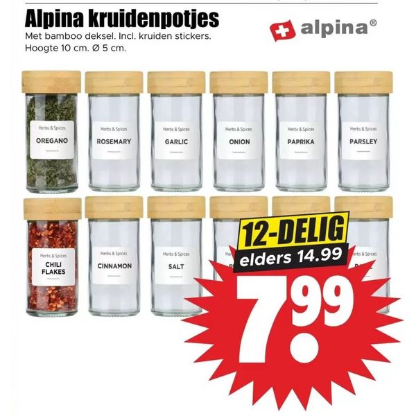 Alpina kruidenpotjes