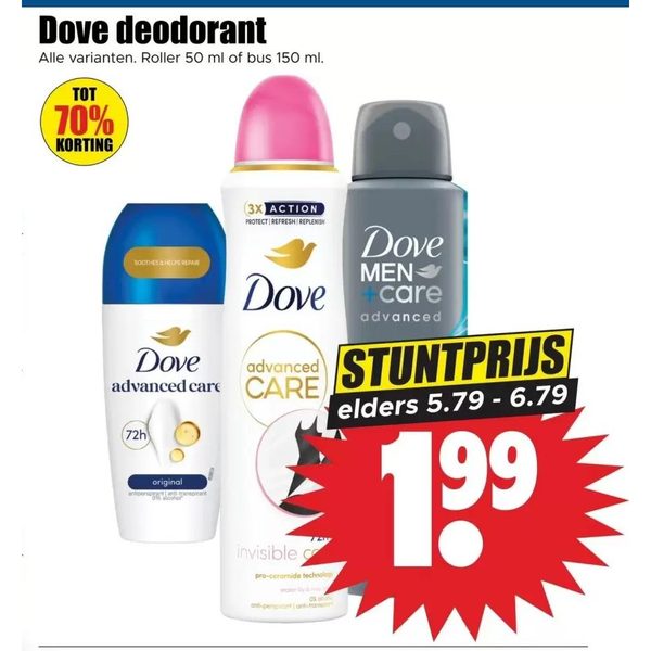 Dove deodorant