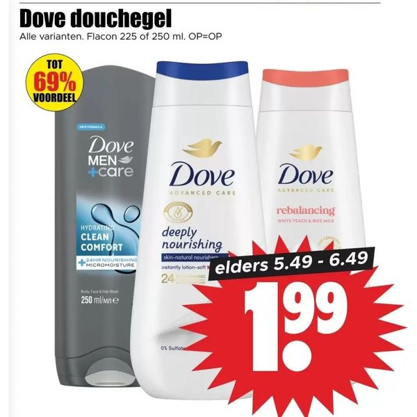 Dove douchegel