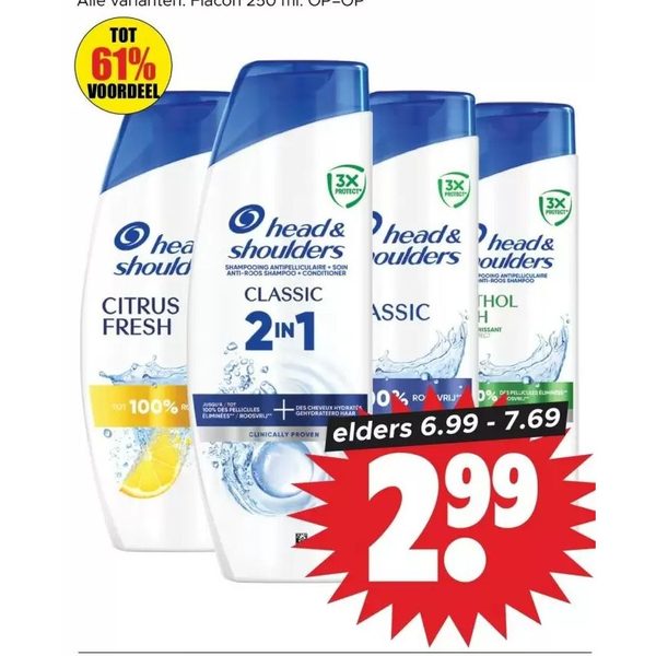 Head & Shoulders shampoo