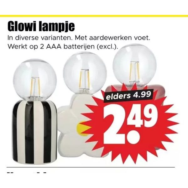 Glowi lampje
