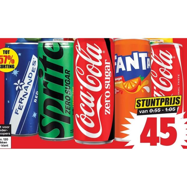 Coca-Cola, Fanta, Sprite of Fernandes