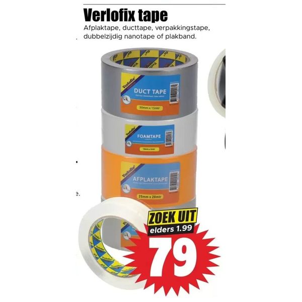 Verlofix tape