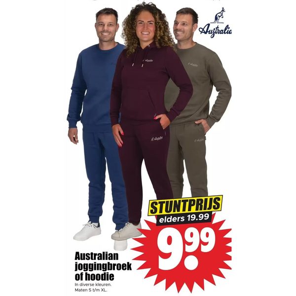 Australian joggingbroek of hoodie
