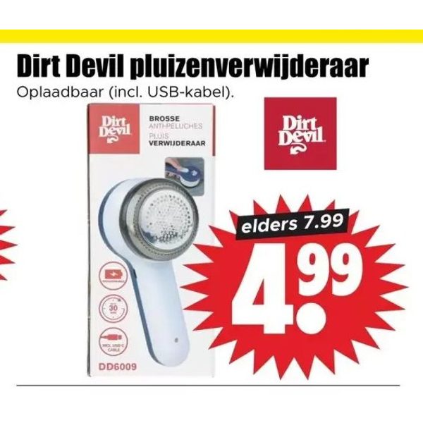 Dirt Devil pluizenverwijderaar