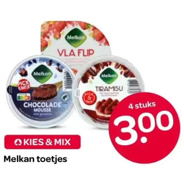 Melkan toetjes