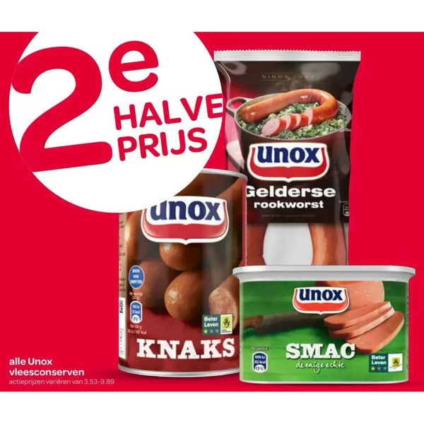 Unox vleesconserven