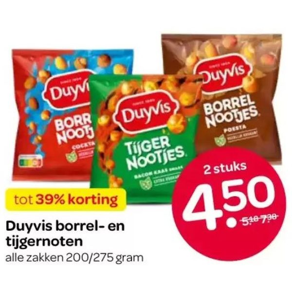 Duyvis borrel- en tijgernoten