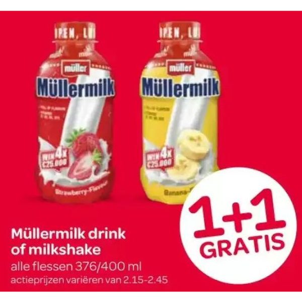 Müllermilk drink of milkshake