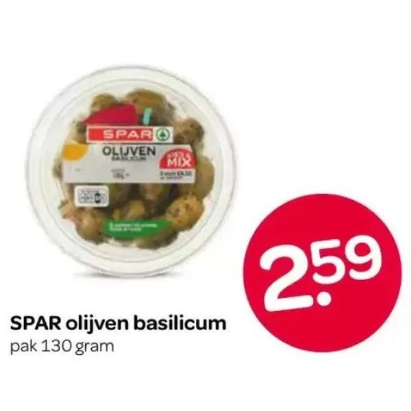 SPAR olijven basilicum