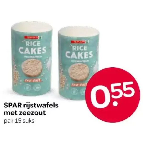 rijstwafels met zeezout