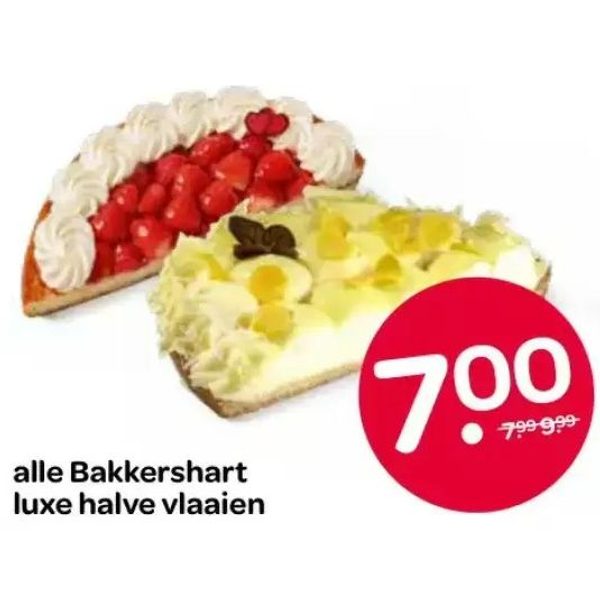alle Bakkershart luxe halve vlaaien