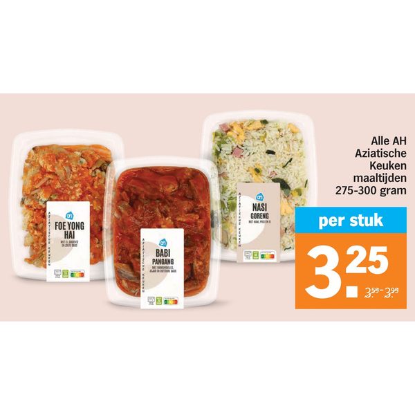 AH Aziatische Keuken maaltijden