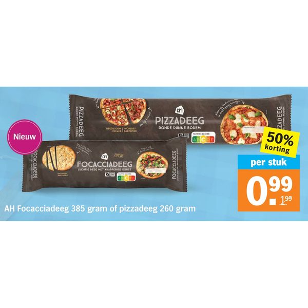 AH Focacciadeeg / Pizzadeeg