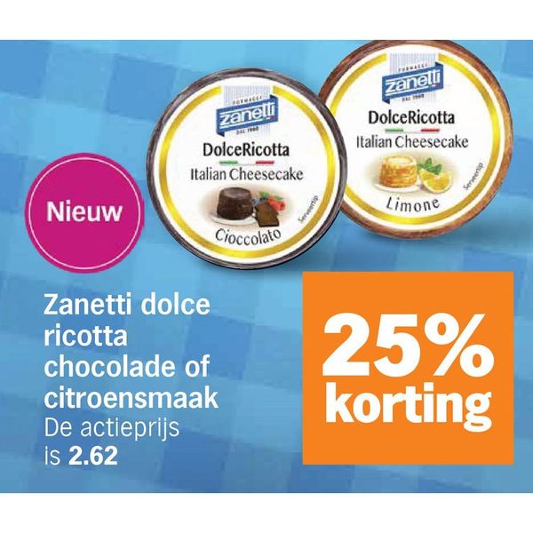Zanetti dolce ricotta