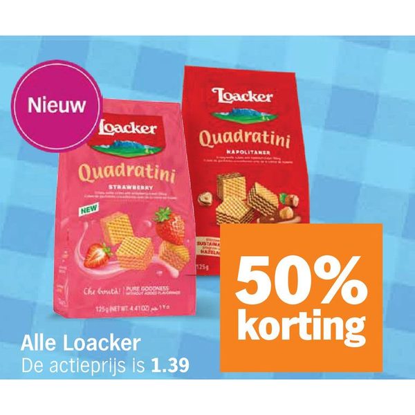 Quadratini wafels