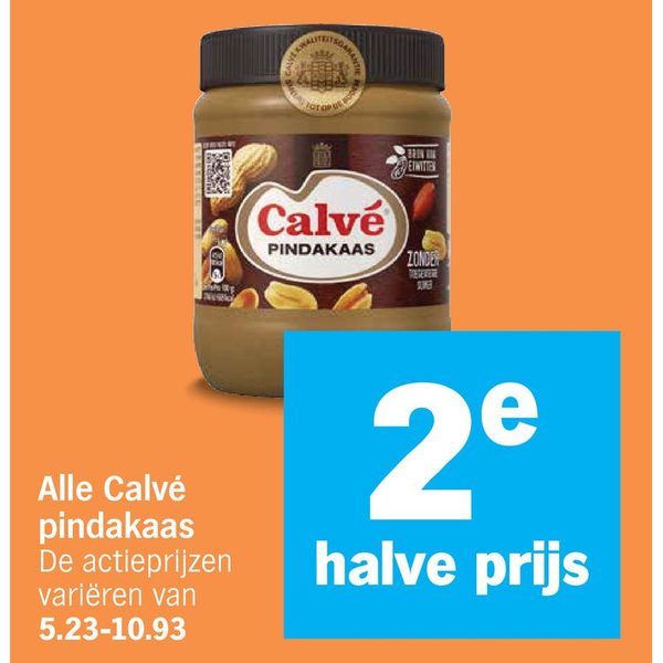 Alle Calvé pindakaas
