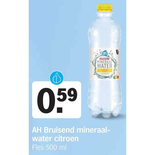 AH Bruisend mineraalwater citroen