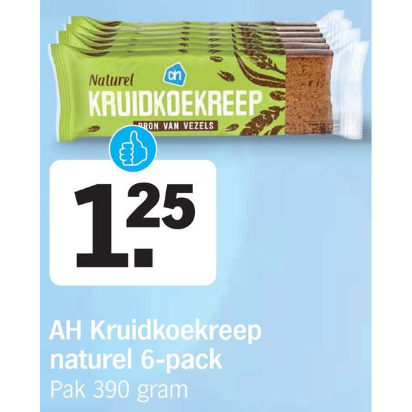 AH Kruidkoekreep naturel 6-pack