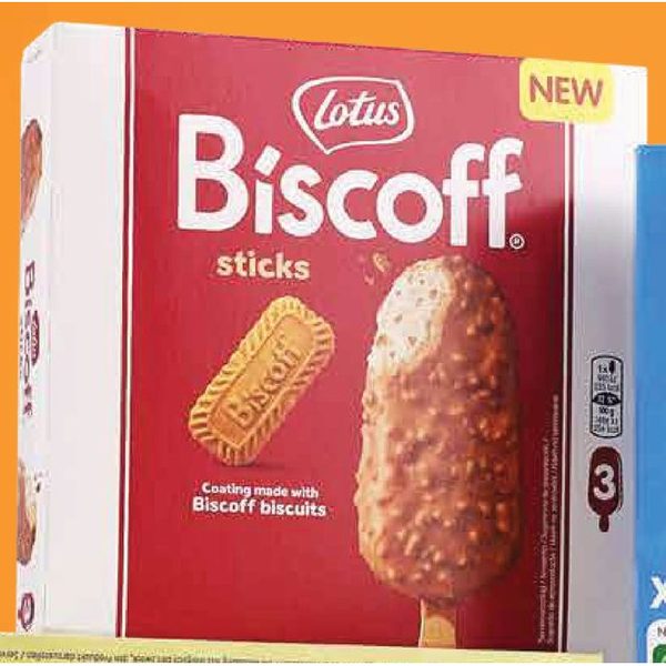 Biscoff Ice Cream Sticks