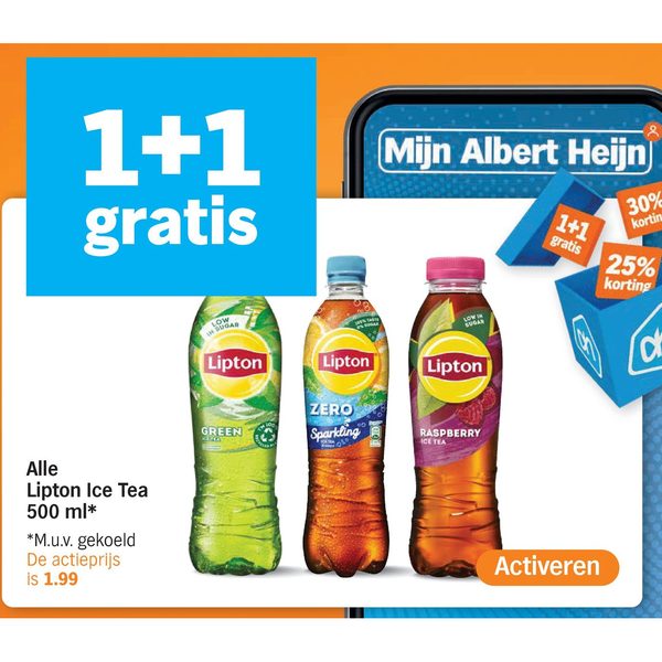 Alle Lipton Ice Tea 500 ml