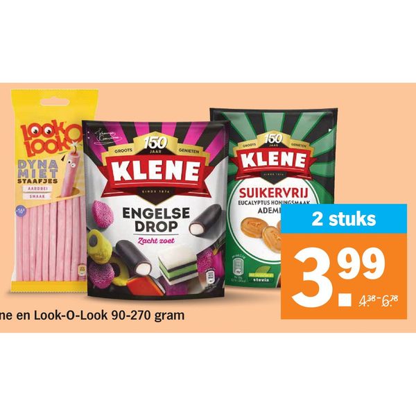 Alle Klene en Look-O-Look 90-270 gram