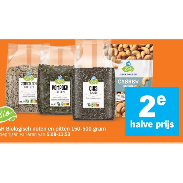 AH Biologisch noten en pitten