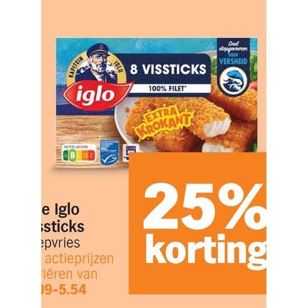 Iglo vissticks