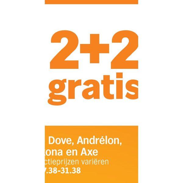 Dove, Andrélon, Rexona en Axe
